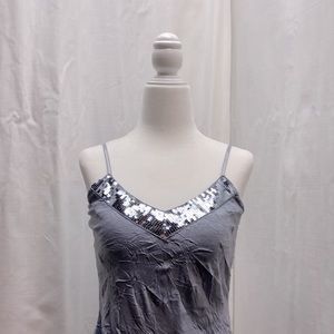 Arden B sequin strappy Top blouse